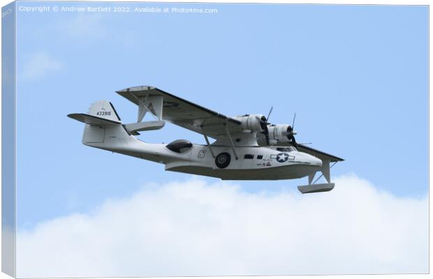 Catalina PBY-5A Canvas Print by Andrew Bartlett