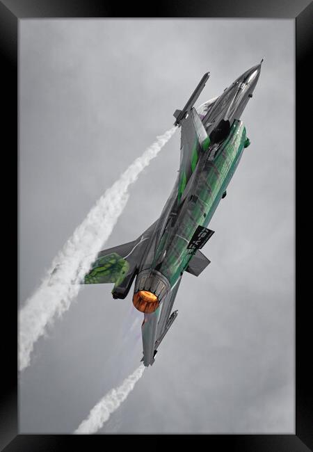 Belgian F-16 Dream Viper Framed Print by J Biggadike