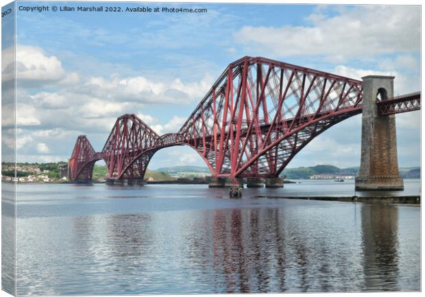  The Forth Bridge Canvas Print by Lilian Marshall