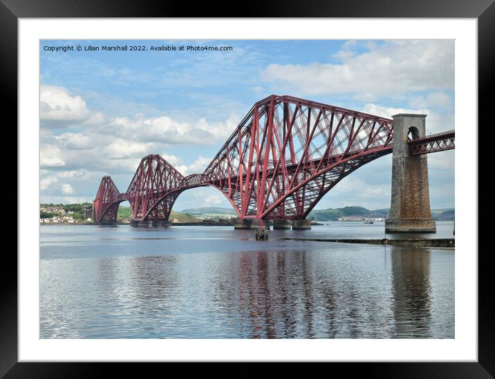  The Forth Bridge Framed Mounted Print by Lilian Marshall