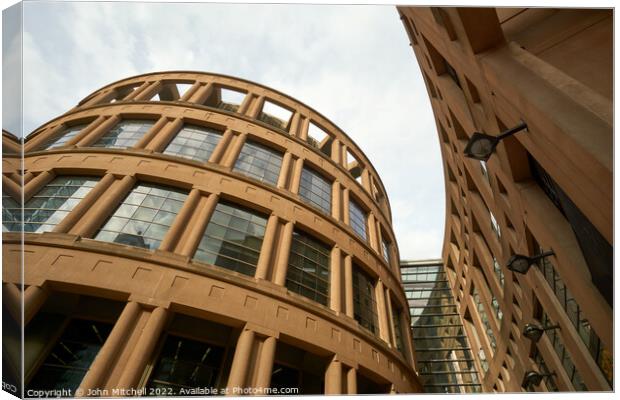 Vancouver Public Library Canvas Print by John Mitchell
