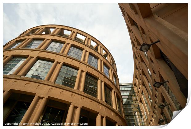 Vancouver Public Library Print by John Mitchell