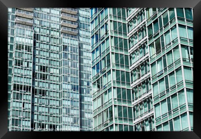 Urban Abstract Framed Print by John Mitchell