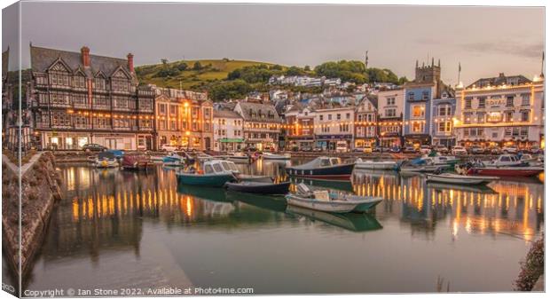 Dartmouth reflections  Canvas Print by Ian Stone