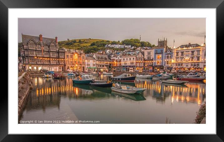 Dartmouth reflections  Framed Mounted Print by Ian Stone