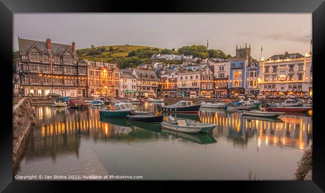 Dartmouth reflections  Framed Print by Ian Stone