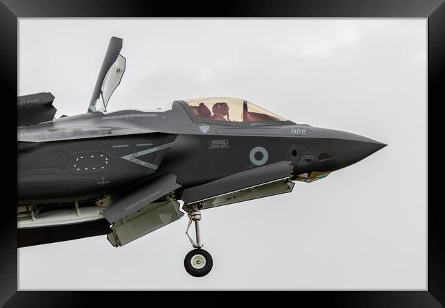 F-35B Lightning II ZM156 Framed Print by J Biggadike