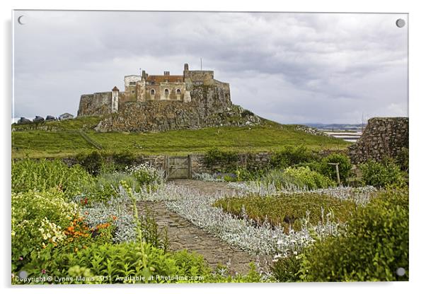 Lindisfarne Castle Acrylic by Lynne Morris (Lswpp)