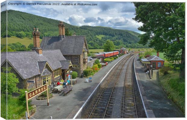 Carrog North Wales Canvas Print by Derrick Fox Lomax