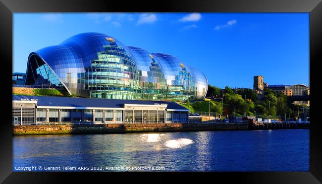 The Sage Gateshead, Newcastle upon Tyne, England, UK Framed Print by Geraint Tellem ARPS