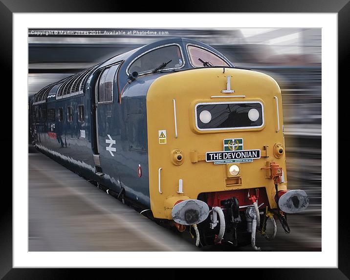Ton- Up Napier Deltic Magic Framed Mounted Print by K7 Photography