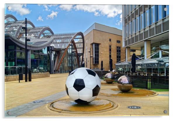 Millennium Square, Sheffield  Acrylic by Darren Galpin