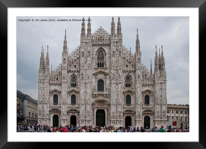 Duomo di Milano Framed Mounted Print by Jim Jones