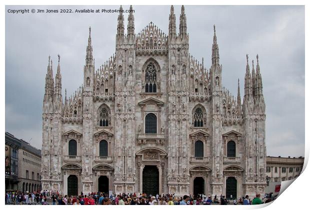 Duomo di Milano Print by Jim Jones