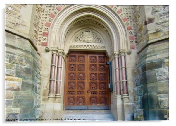 Ornate Door Acrylic by Stephanie Moore