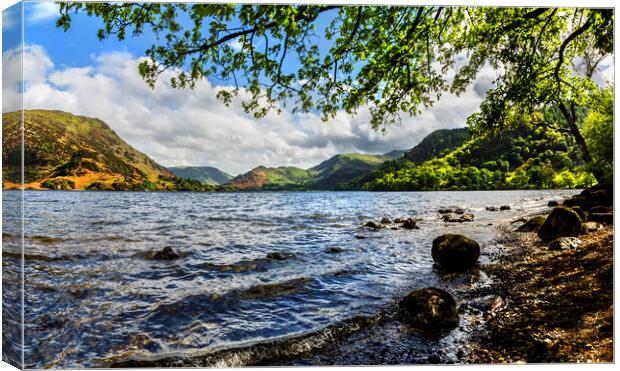 Ullswater, Cumbria Canvas Print by Maggie McCall