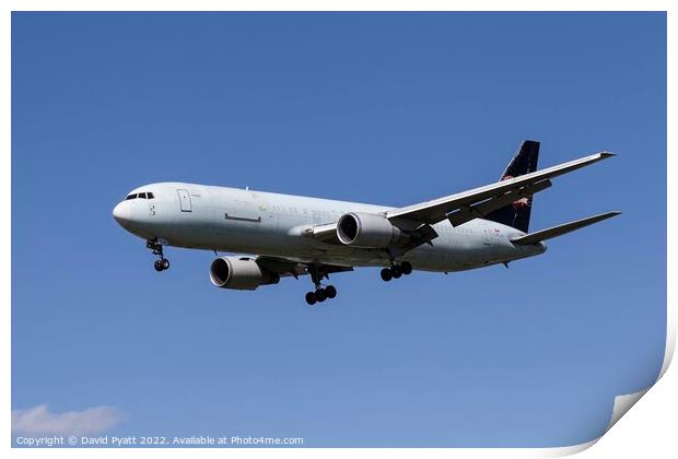 CargoJet Airways Boeing 767 Print by David Pyatt