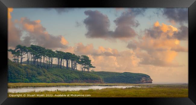 South Devon Sunset Framed Print by Stuart Wyatt