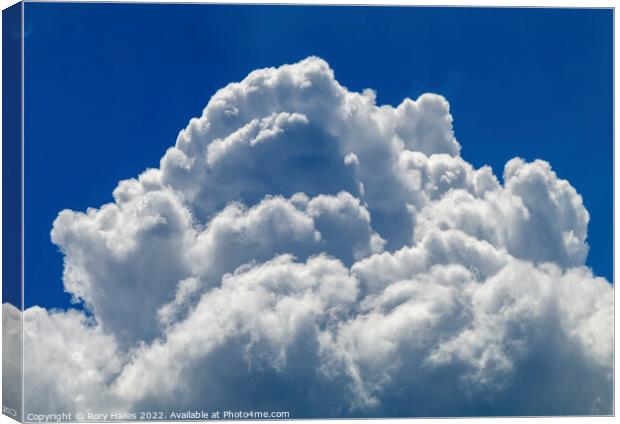 Cumulus clouds Canvas Print by Rory Hailes