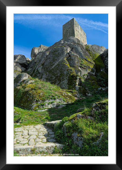 Monsanto Castle on Top Framed Mounted Print by Angelo DeVal
