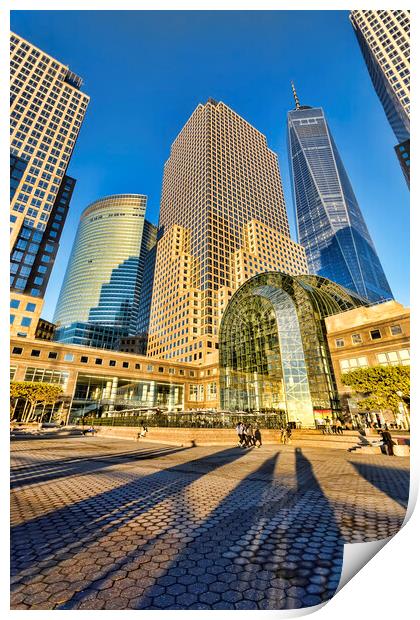 Brookfield Place New York Print by Valerie Paterson
