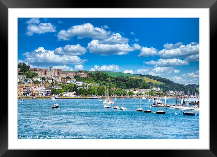 A Stately Naval Training Ground Framed Mounted Print by Roger Mechan