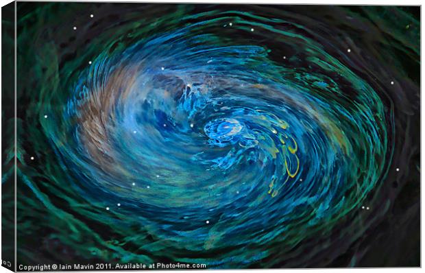 IPM 4775 - Star clouds in the Basin Galaxy Canvas Print by Iain Mavin