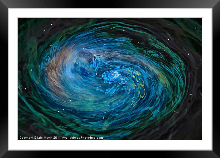IPM 4775 - Star clouds in the Basin Galaxy Framed Mounted Print by Iain Mavin