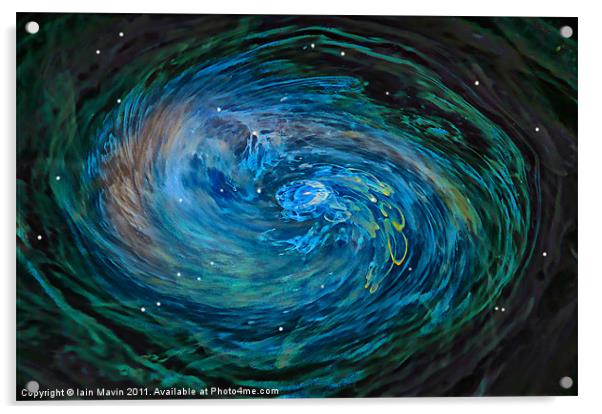 IPM 4775 - Star clouds in the Basin Galaxy Acrylic by Iain Mavin