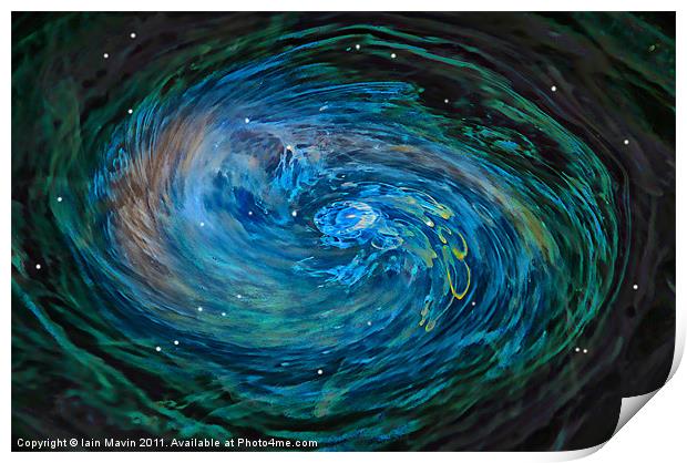 IPM 4775 - Star clouds in the Basin Galaxy Print by Iain Mavin