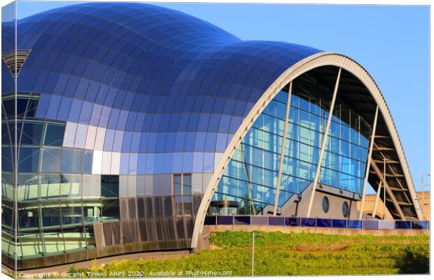 The Sage, Gateshead, Newcastle upon Tyne, England, UK detail Canvas Print by Geraint Tellem ARPS