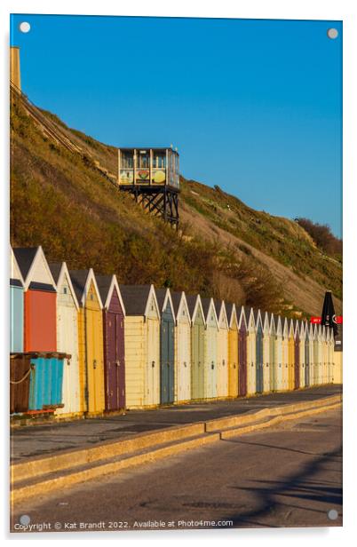 Fisherman's walk in Southbourne, Dorset, UK Acrylic by KB Photo