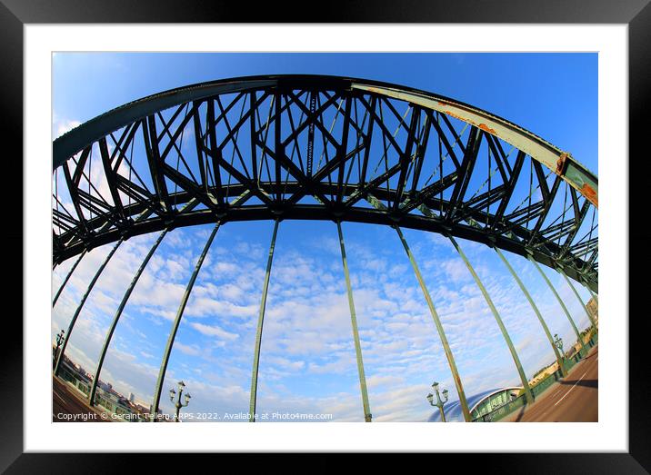 Tyne Bridge, Newcastle upon Tyne, England, UK Framed Mounted Print by Geraint Tellem ARPS