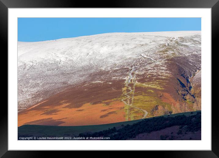 Skiddaw, Lake District National Park, Cumbria Framed Mounted Print by Louise Heusinkveld