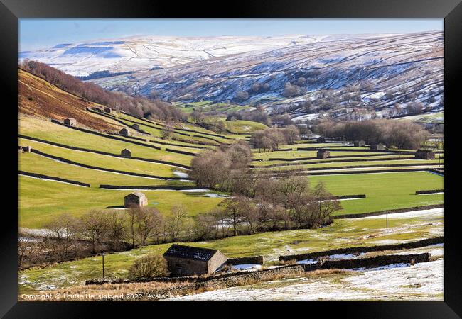 Swaledale, Yorkshire Dales National Park Framed Print by Louise Heusinkveld