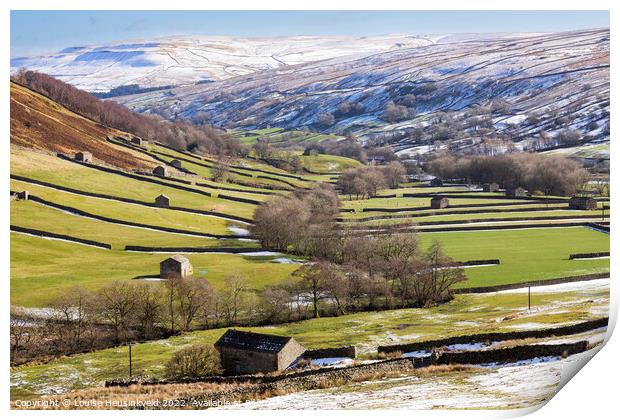Swaledale, Yorkshire Dales National Park Print by Louise Heusinkveld