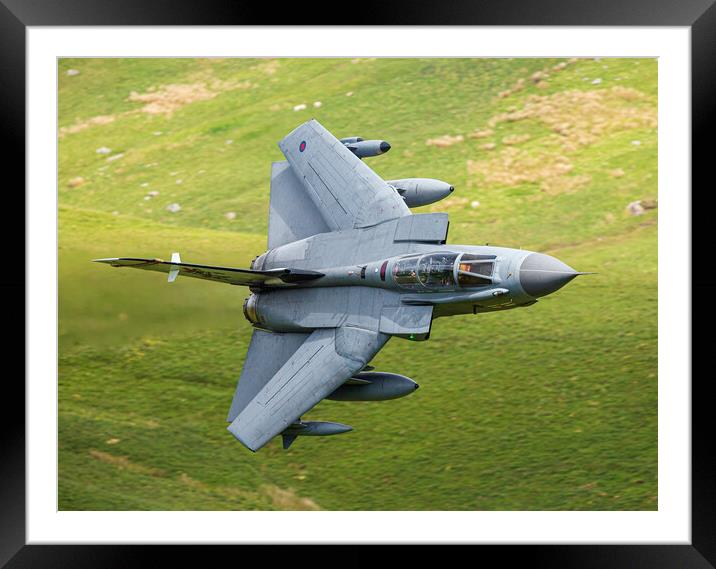 41(R) Squadron RAF Tornado Rebel 87 on the Mach Lo Framed Mounted Print by Rory Trappe