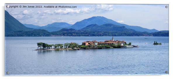 Isola dei Pescatori, Lake Maggiore - Panorama Acrylic by Jim Jones