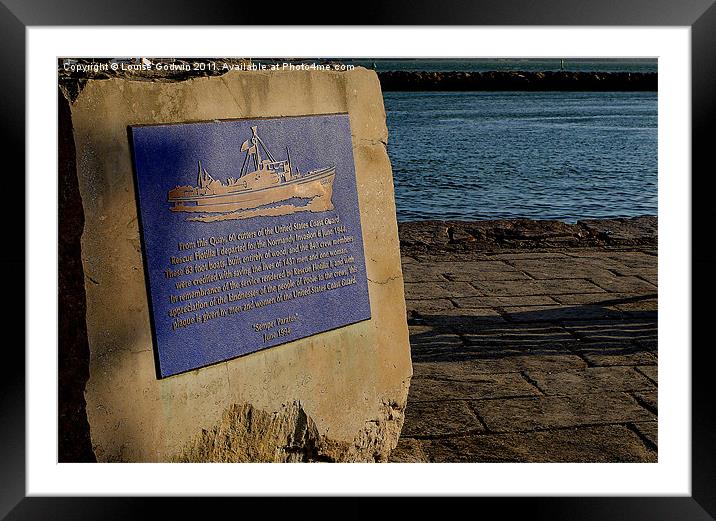 Poole Dorset Commemorates Framed Mounted Print by Louise Godwin