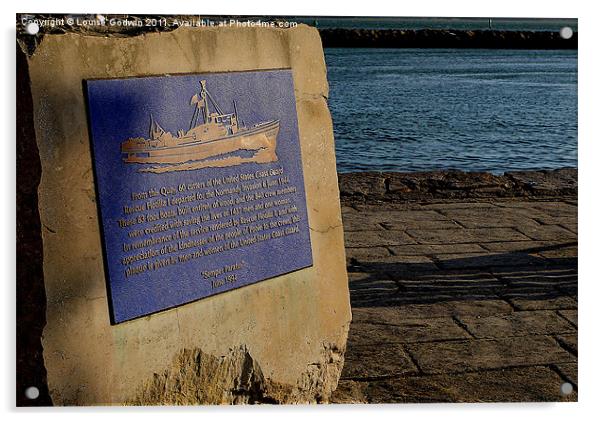 Poole Dorset Commemorates Acrylic by Louise Godwin