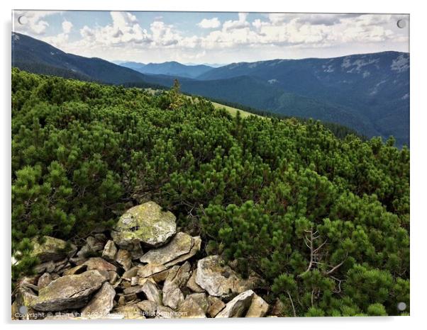 Carpathians mountains Acrylic by Stan Lihai