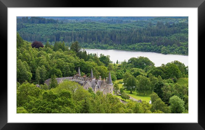Tigh Mor Hotel, The Trossachs, Scotland. Framed Mounted Print by Tommy Dickson