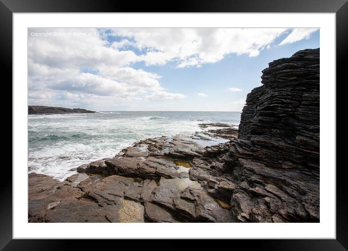 Hook Head Headland Framed Mounted Print by Derek Daniel