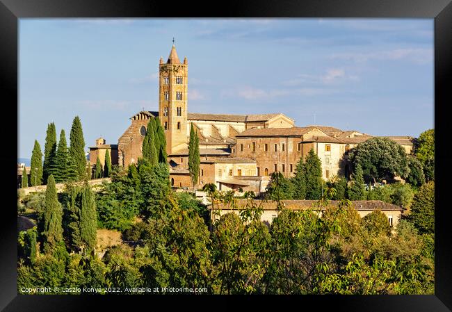 Santa Maria dei Servi - Siena Framed Print by Laszlo Konya