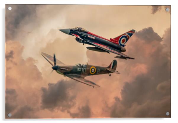 Spitfire and Typhoon Acrylic by J Biggadike