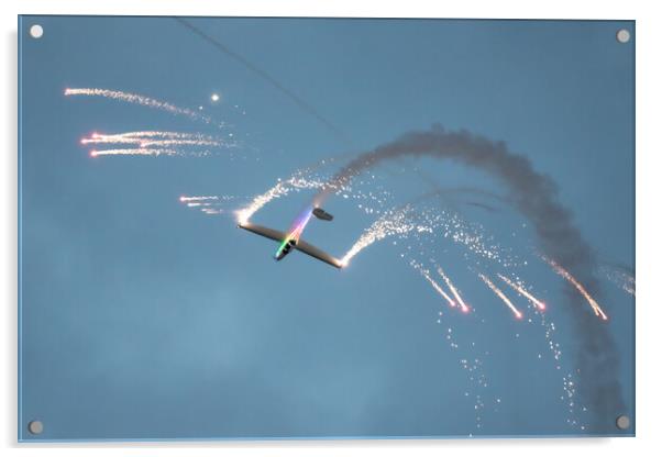 Aerosparx pyrotechnics Display Acrylic by J Biggadike