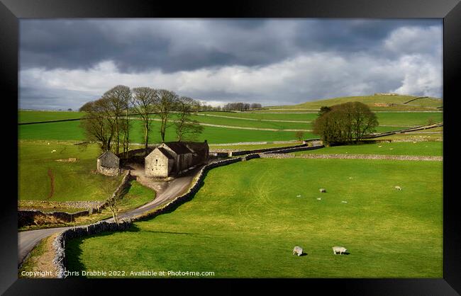 Under Derbyshire's open skies Framed Print by Chris Drabble
