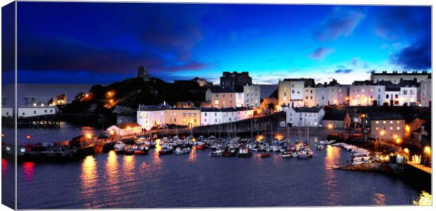 Tenby Harbour Canvas Print by Picture Wizard
