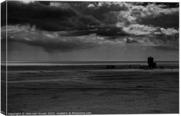 Black Beacon, Orford Ness Canvas Print by Clive Karl Wuest