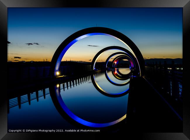 The Falkirk Wheel Framed Print by DiFigiano Photography
